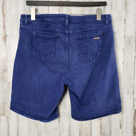 Michael Kors Bermuda Denim Shorts Blue Size 14 - Picture 2 of 9